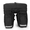 Bike bag Wozinsky WBB13BK 60L black universal – pannier/rear rack bag, 60 L capacity