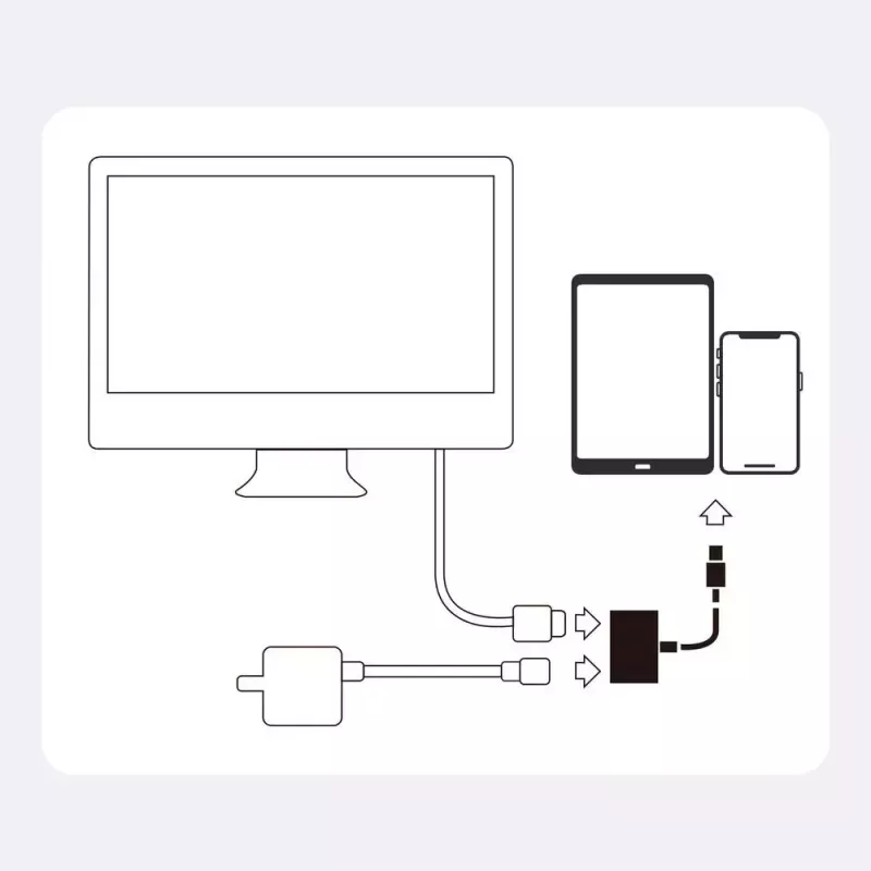 Lightning to HDMI adapter Joyroom S-H141 — Lightning (Apple) to HDMI FullHD 1080p 60Hz, White