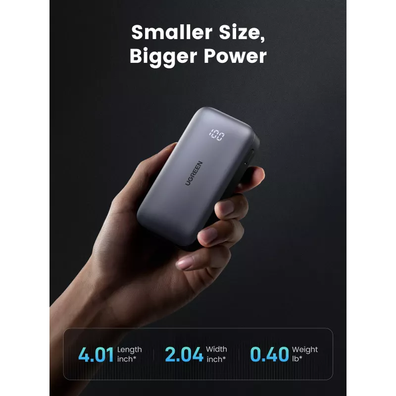 Portable Power Bank Ugreen 10000mAh Mini Quick Charging 30W