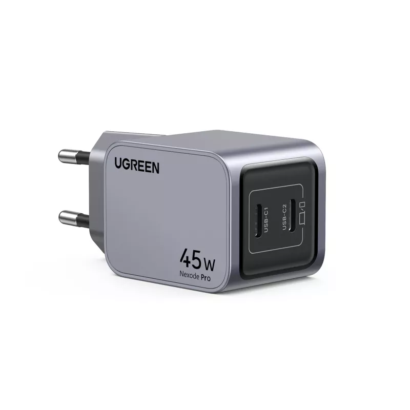 Ugreen 35008 mobile device charger Universal Grey AC Fast charging Indoor