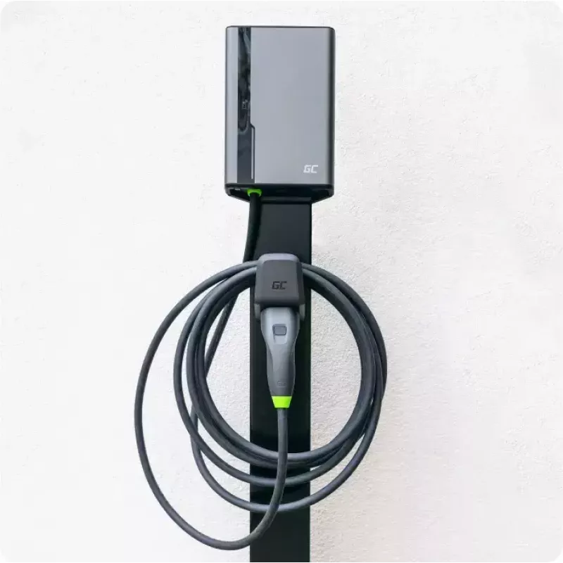 Electric Vehicle Charging Station Green Cell EVGC021A2275 22000W Wall Mounted Grey Aluminium