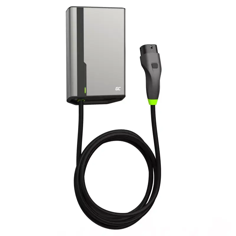 Electric Vehicle Charging Station Green Cell EVGC021A2275 22000W Wall Mounted Grey Aluminium