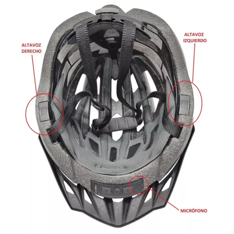 Protective half helmet Livall MT1 Neo — hard shell, gloss finish