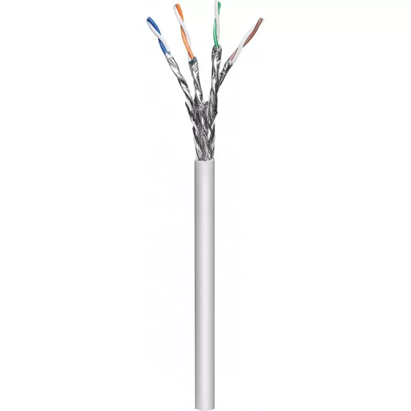 Techly ITP-C6A-FLS305 networking cable Grey 305 m Cat6a S/FTP (S-STP)