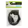 Serial Cable Techly IDATA-USB2-SER-1 Black 1.5m USB Type-A DB-9
