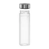Drinking bottle Xavax 00181598 — 450 ml borosilicate glass with silicone sleeve, blue transparent