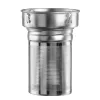 Drinking bottle Xavax 00181598 — 450 ml borosilicate glass with silicone sleeve, blue transparent