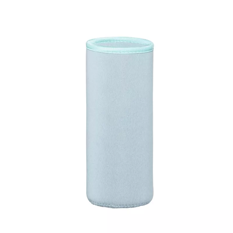 Drinking bottle Xavax 00181598 — 450 ml borosilicate glass with silicone sleeve, blue transparent