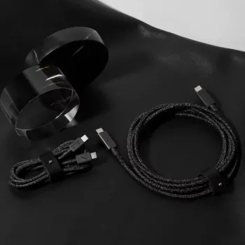 native union Belt Cable USB-C to USB-C cable 1.2 m Black
