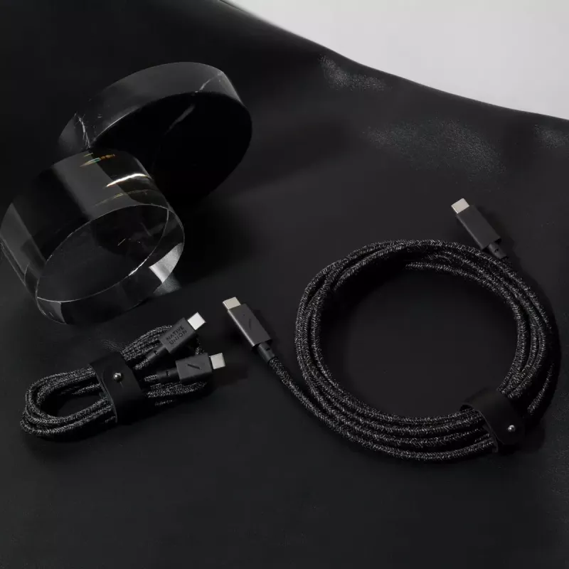 native union Belt Cable USB-C to USB-C cable 1.2 m Black