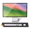 Desk mat mouse pad Native Union DESK-MAT-BLKKFT 650×360 mm polyester polyurethane non-slip base Black Orange