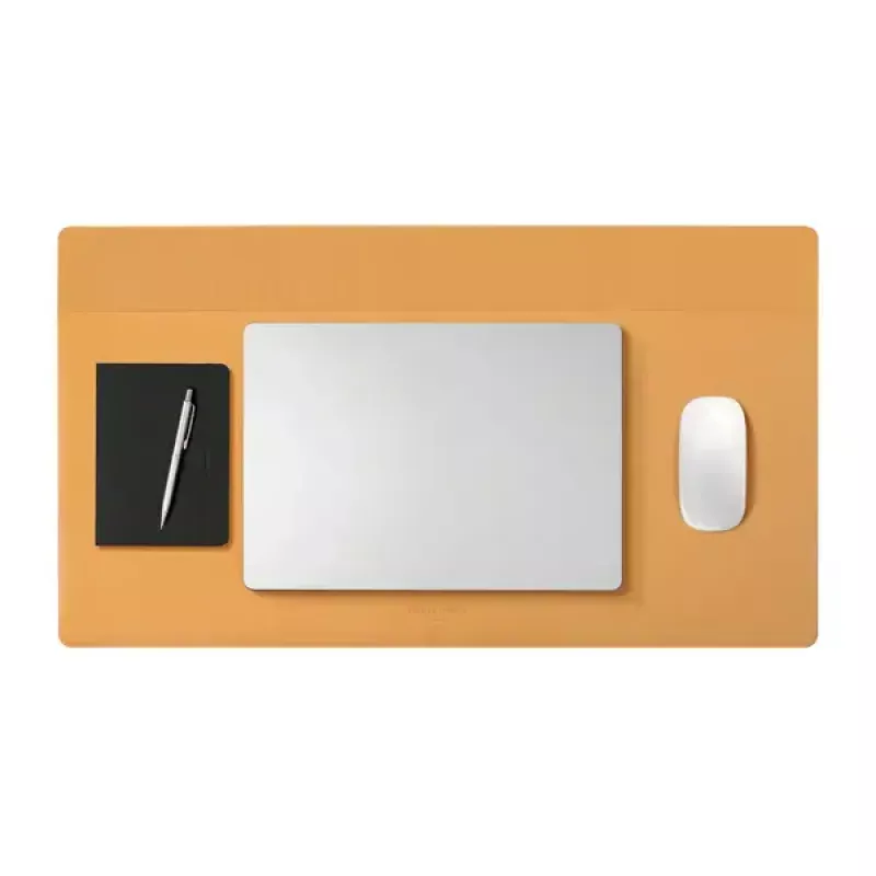 Desk mat mouse pad Native Union DESK-MAT-BLKKFT 650×360 mm polyester polyurethane non-slip base Black Orange