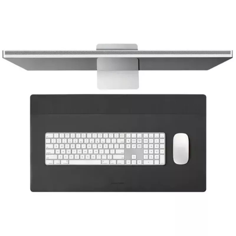 Desk mat mouse pad Native Union DESK-MAT-BLKKFT 650×360 mm polyester polyurethane non-slip base Black Orange