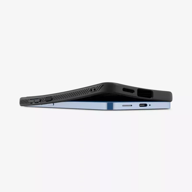 Cover Spigen Galaxy S25 Liquid Air Matte Black Monochromatic