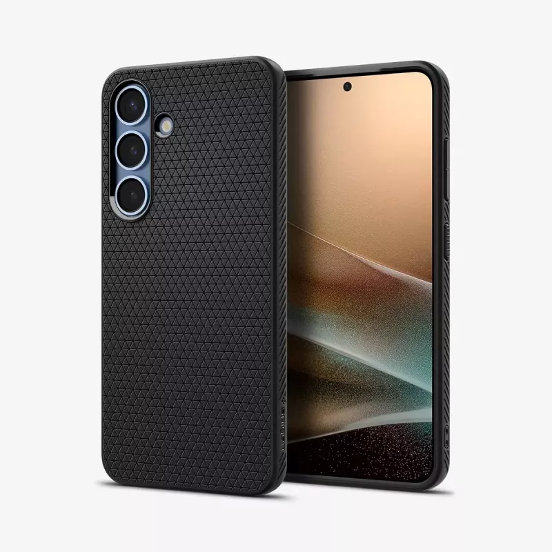 Cover Spigen Galaxy S25 Liquid Air Matte Black Monochromatic