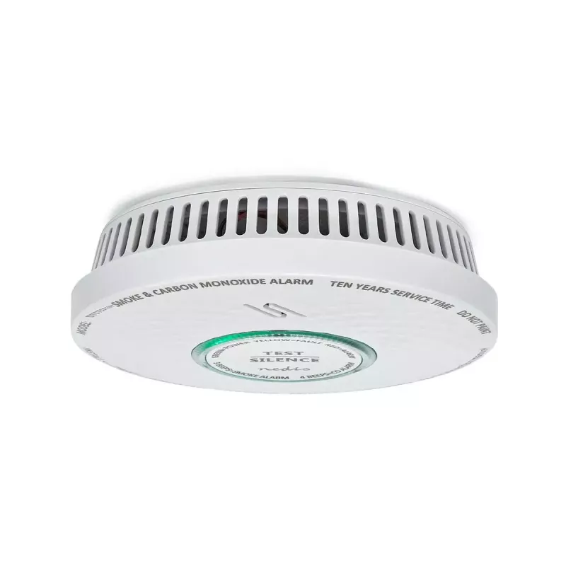 Air-sampling detector Nedis DTCTCS10WT White Battery powered