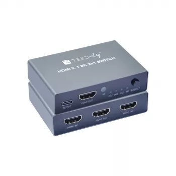 Video Switch Techly IDATA HDMI-2138KT HDMI 60Hz 2m