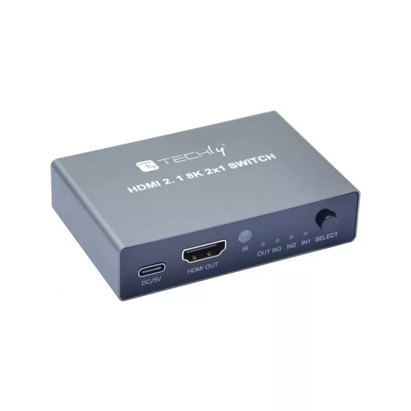 Video Switch Techly IDATA HDMI-2138KT HDMI 60Hz 2m