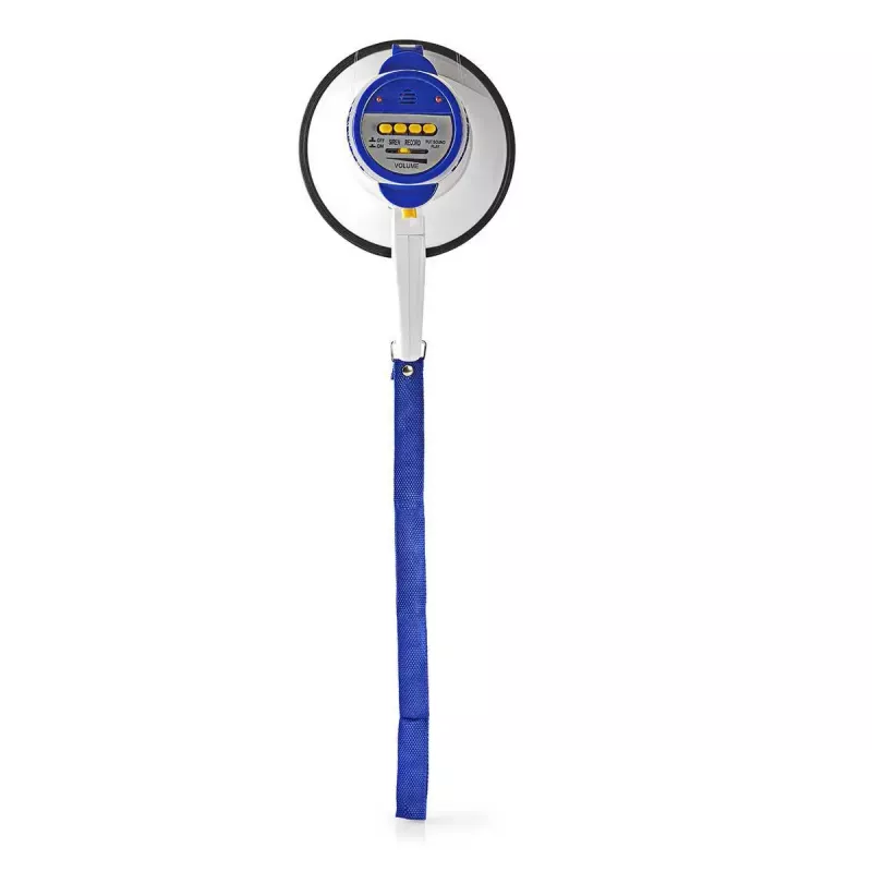 Megaphone Nedis MEPH150WT White Blue 15W 150m Range