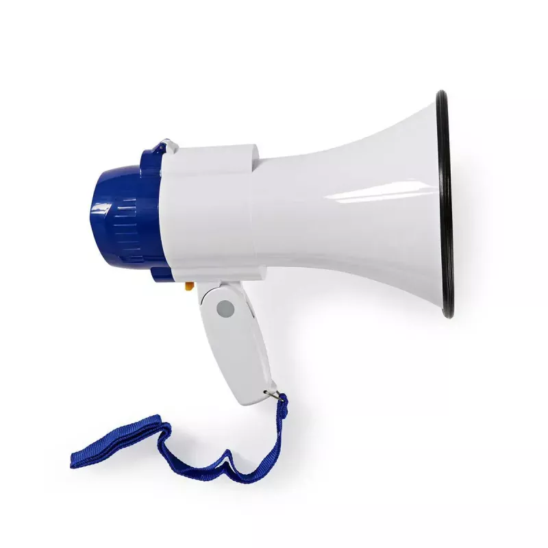 Megaphone Nedis MEPH150WT White Blue 15W 150m Range