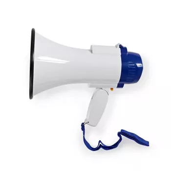 Megaphone Nedis MEPH150WT White Blue 15W 150m Range