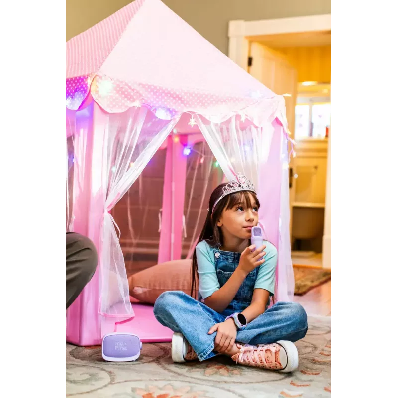 Children's portable speaker MYFIRST myFirst Voice 2 — purple, compact rechargeable audio for kids