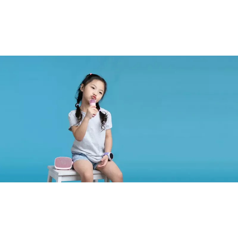 Children's portable speaker MYFIRST myFirst Voice 2 — purple, compact rechargeable audio for kids