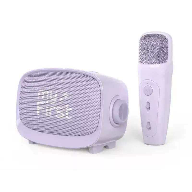 Children's portable speaker MYFIRST myFirst Voice 2 — purple, compact rechargeable audio for kids