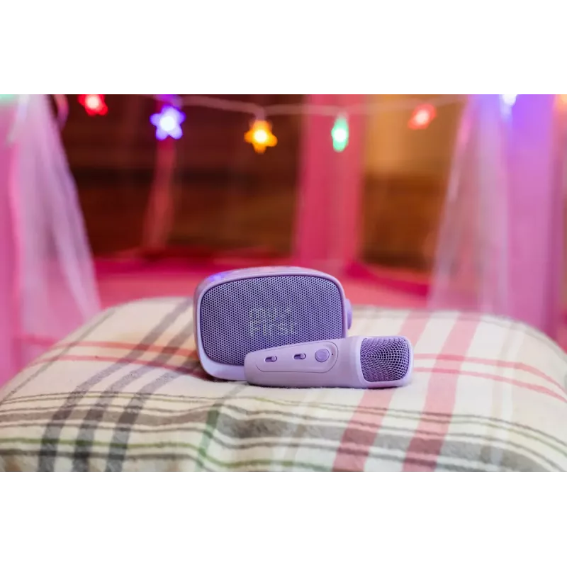 Children's portable speaker MYFIRST myFirst Voice 2 — purple, compact rechargeable audio for kids