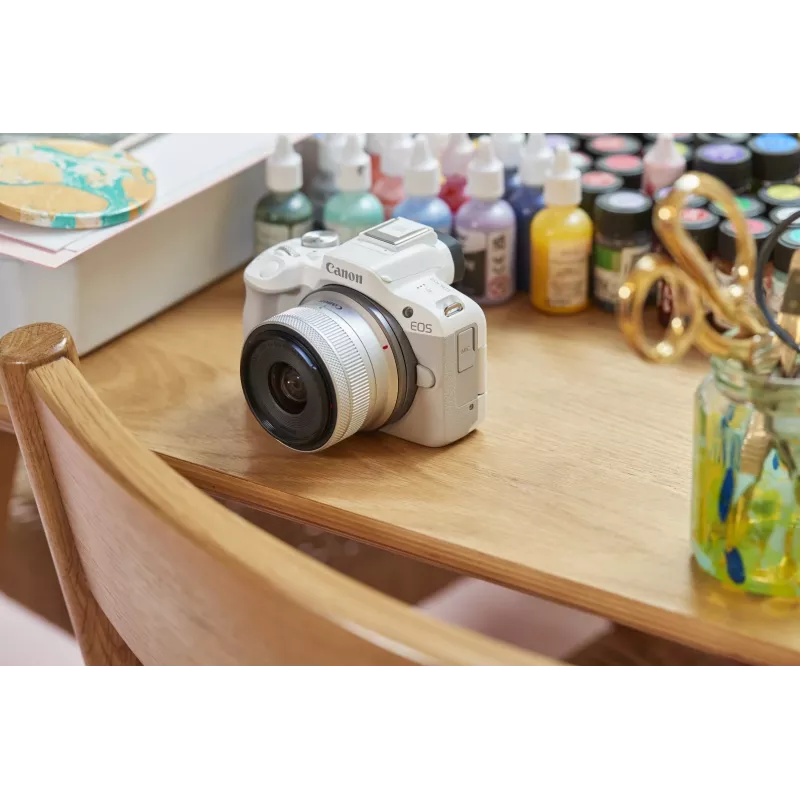 MILC Camera Canon EOS R50 White 24.2MP 4K Ultra HD