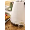 Adler AD 1343 electric kettle, 1.5 L, 1850 W, stainless steel, Strix, White