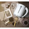Electric kettle Adler AD 1244 — 2.5 L, 2200 W, white, concealed heating element