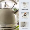 Ariete 2877 Kettle Vintage, 1,7L, Cordless, Beige, 1.7 L, 2000 W, Beige, Water level indicator, Cordless, Filtering