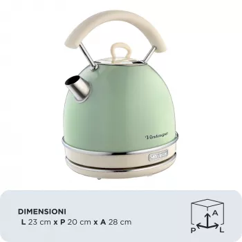 Electric kettle ARIETE Vintage A2877/04 Light Green