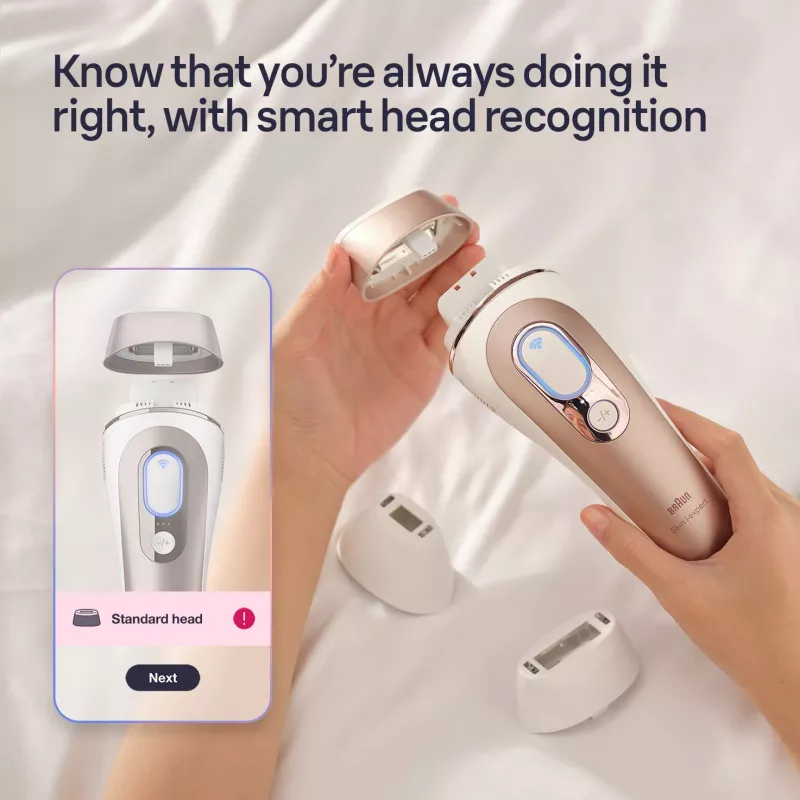 Braun Silk-Expert Pro IPL PL7253 Intense pulsed light (IPL) Rose gold, White