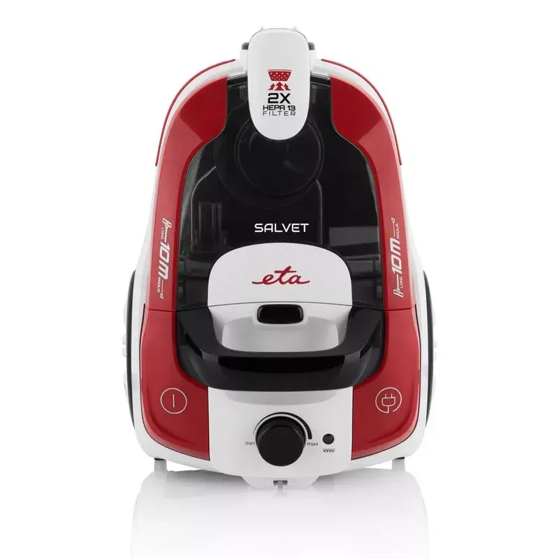 Bagless vacuum cleaner ETA ETA051390000 — 700 W, 2.2 L, HEPA, 70 dB (white/red/black)