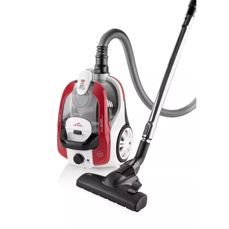 Bagless vacuum cleaner ETA ETA051390000 — 700 W, 2.2 L, HEPA, 70 dB (white/red/black)