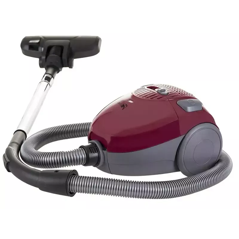 Vacuum cleaner LAFE 46412 — dry vacuum, 800 W, telescopic tube, 6 m operating radius, bordeaux