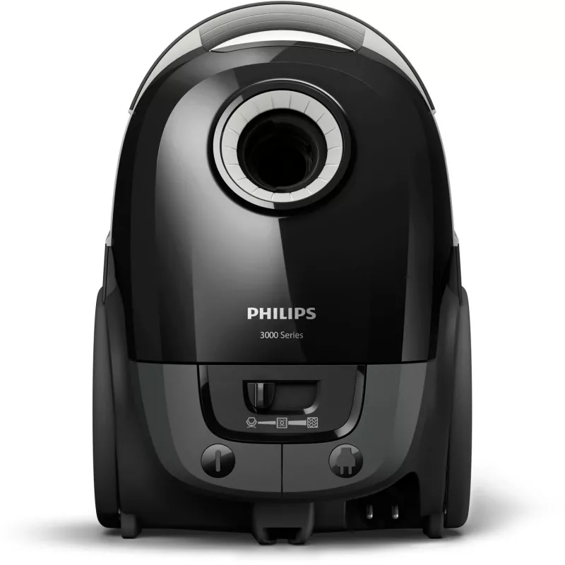 Cylinder vacuum Philips 3000 series XD3112/09 — 900 W, 3 L dust bag, HEPA filter, 9 m radius, TriActive nozzle