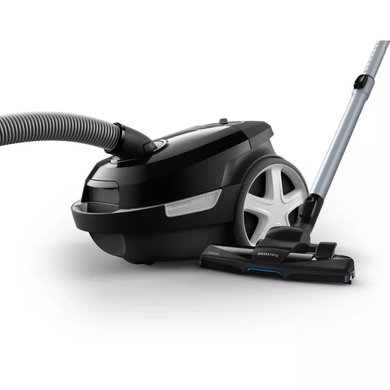Cylinder vacuum Philips 3000 series XD3112/09 — 900 W, 3 L dust bag, HEPA filter, 9 m radius, TriActive nozzle