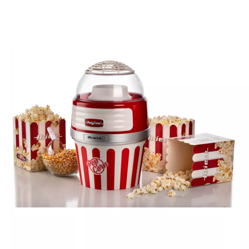 Popcorn Maker Ariete 2957/00 Red Transparent White
