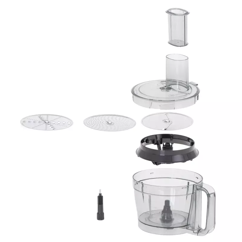 Adler AD 4224 Food Processor, 1000 W, 2 L bowl, 7 speeds, White