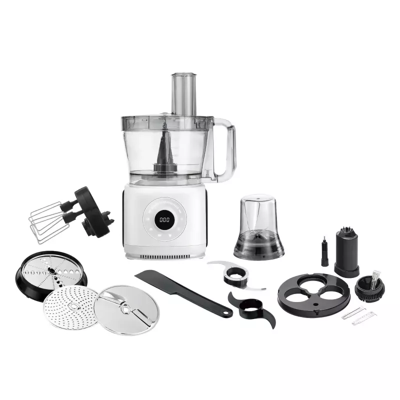 Adler AD 4224 Food Processor, 1000 W, 2 L bowl, 7 speeds, White