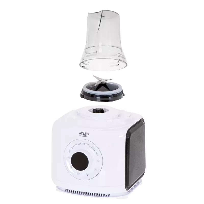 Adler AD 4224 Food Processor, 1000 W, 2 L bowl, 7 speeds, White