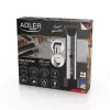 Adler AD 2834 Hair Clipper, 3 mm to 1.2 cm, 4 attachments, LCD, Silver