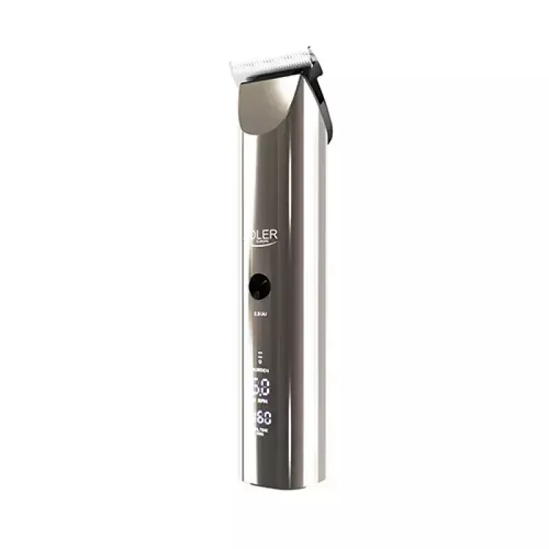 Adler AD 2834 Hair Clipper, 3 mm to 1.2 cm, 4 attachments, LCD, Silver