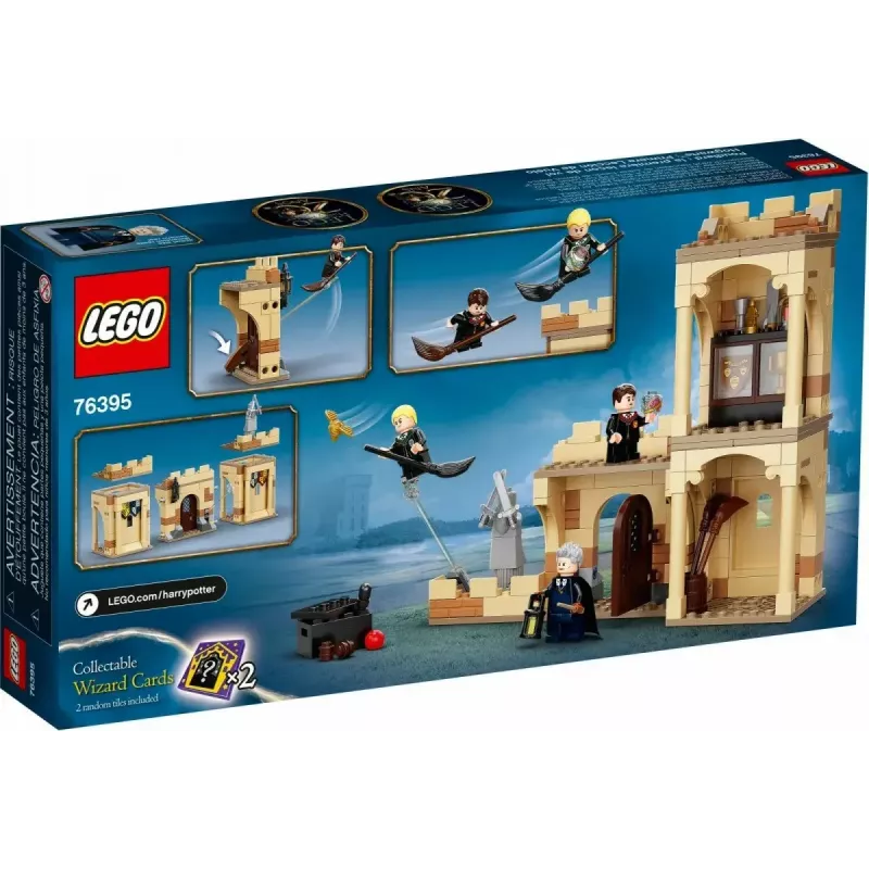 LEGO Harry Potter set Hogwarts First Flying Lesson 76395 with Harry and Draco minifigures