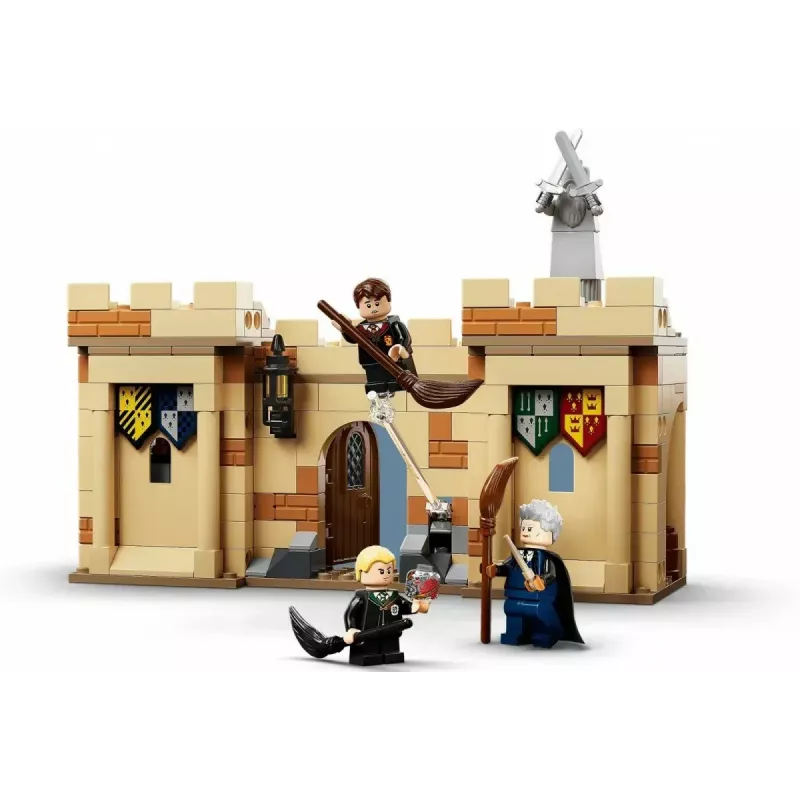 LEGO Harry Potter set Hogwarts First Flying Lesson 76395 with Harry and Draco minifigures