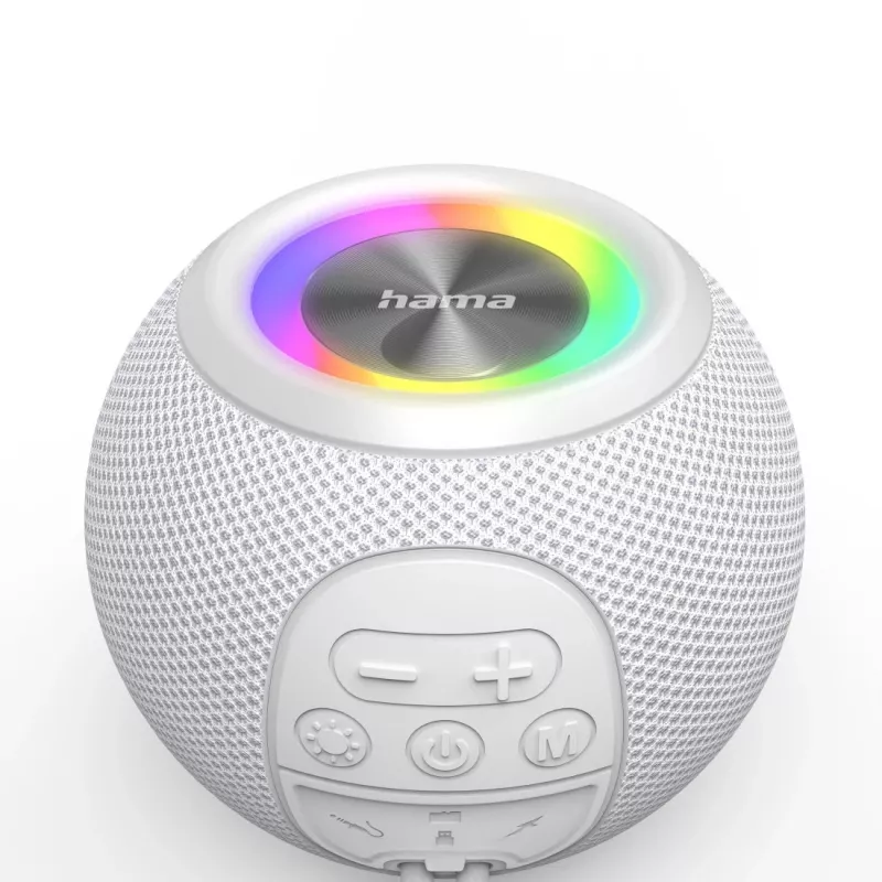 Hama 00188238 portable/party speaker Mono portable speaker White 5 W