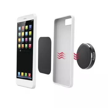 Passive Holder Hama Magnet 00201518 Black Mobile Phone Smartphone